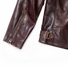 Shangri - La HeritageVarenne Horse Hide Leather Jacket WhiskeyJacketsBritish Parts Lucerne