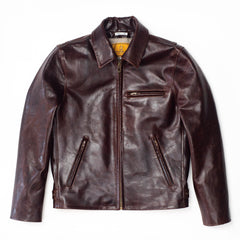 Shangri - La HeritageVarenne Horse Hide Leather Jacket WhiskeyJacketsBritish Parts Lucerne