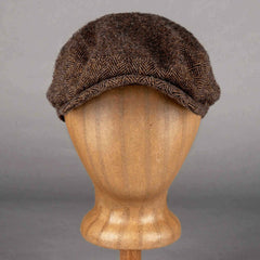 StetsonDriver Cap Virgin Wool Herringbone brown - melangeCapBritish Parts Lucerne