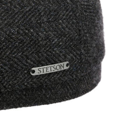StetsonDriver Herringbone slider cap in virgin wool dark grayCapBritish Parts Lucerne