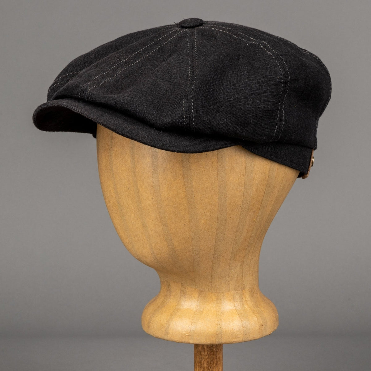 StetsonHatteras linen slider cap blackBritish Parts Lucerne