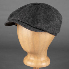 StetsonHatteras slider cap sustainable cashmere herringbone patternCapBritish Parts Lucerne