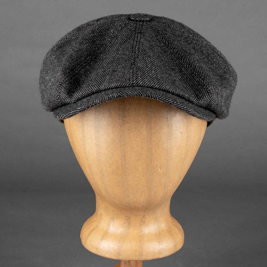 StetsonHatteras slider cap sustainable cashmere herringbone patternCapBritish Parts Lucerne
