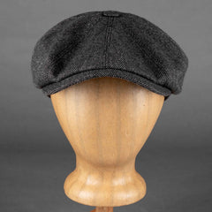 StetsonHatteras slider cap sustainable cashmere herringbone patternCapBritish Parts Lucerne