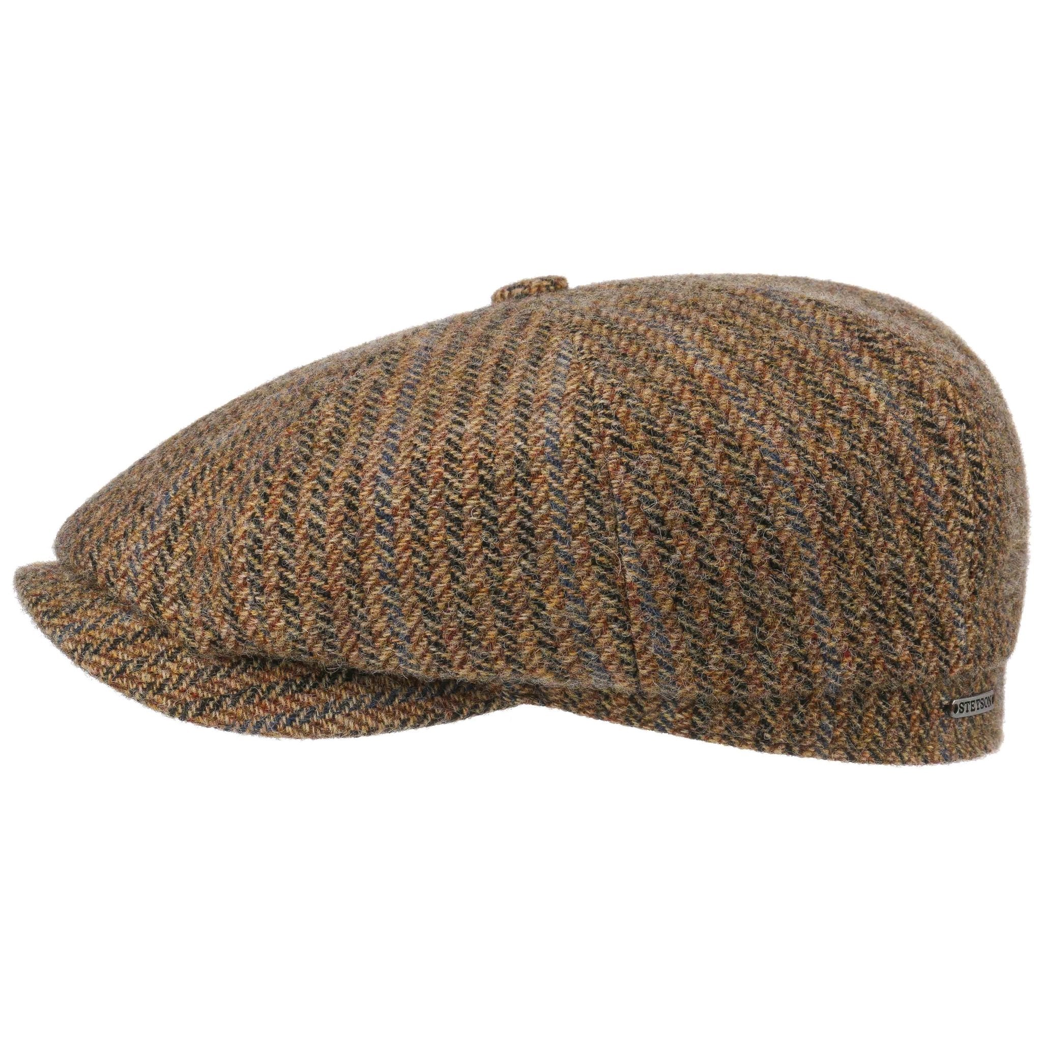 StetsonHatteras virgin wool herringbone pattern in shades of brownBritish Parts Luzern cap