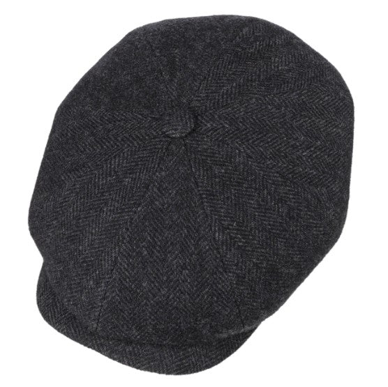 StetsonHatteras wool herringbone pattern dark grayCapBritish Parts Lucerne