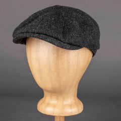 StetsonHatteras wool herringbone pattern dark grayCapBritish Parts Lucerne