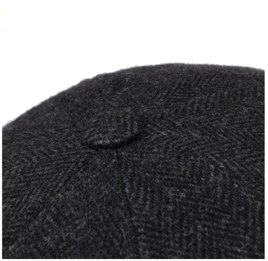 StetsonHatteras wool herringbone pattern dark grayCapBritish Parts Lucerne
