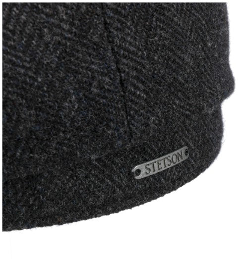 StetsonHatteras wool herringbone pattern dark grayCapBritish Parts Lucerne