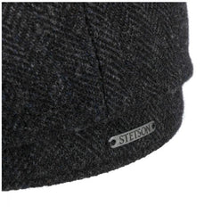 StetsonHatteras wool herringbone pattern dark grayCapBritish Parts Lucerne