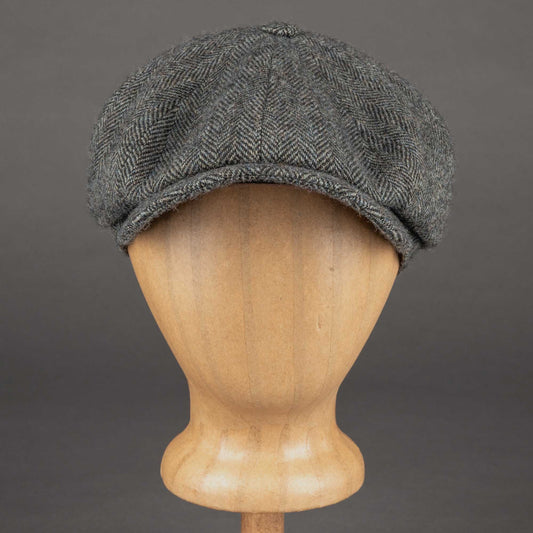 StetsonHatteras wool herringbone pattern Moss GreenCapBritish Parts Lucerne