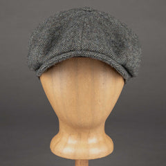 StetsonHatteras wool herringbone pattern Moss GreenCapBritish Parts Lucerne