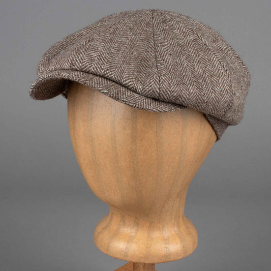 StetsonHatteras wool herringbone pattern undyedCapBritish Parts Lucerne