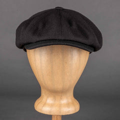 StetsonHatteras wool slider cap Selvedge blackCapBritish Parts Lucerne