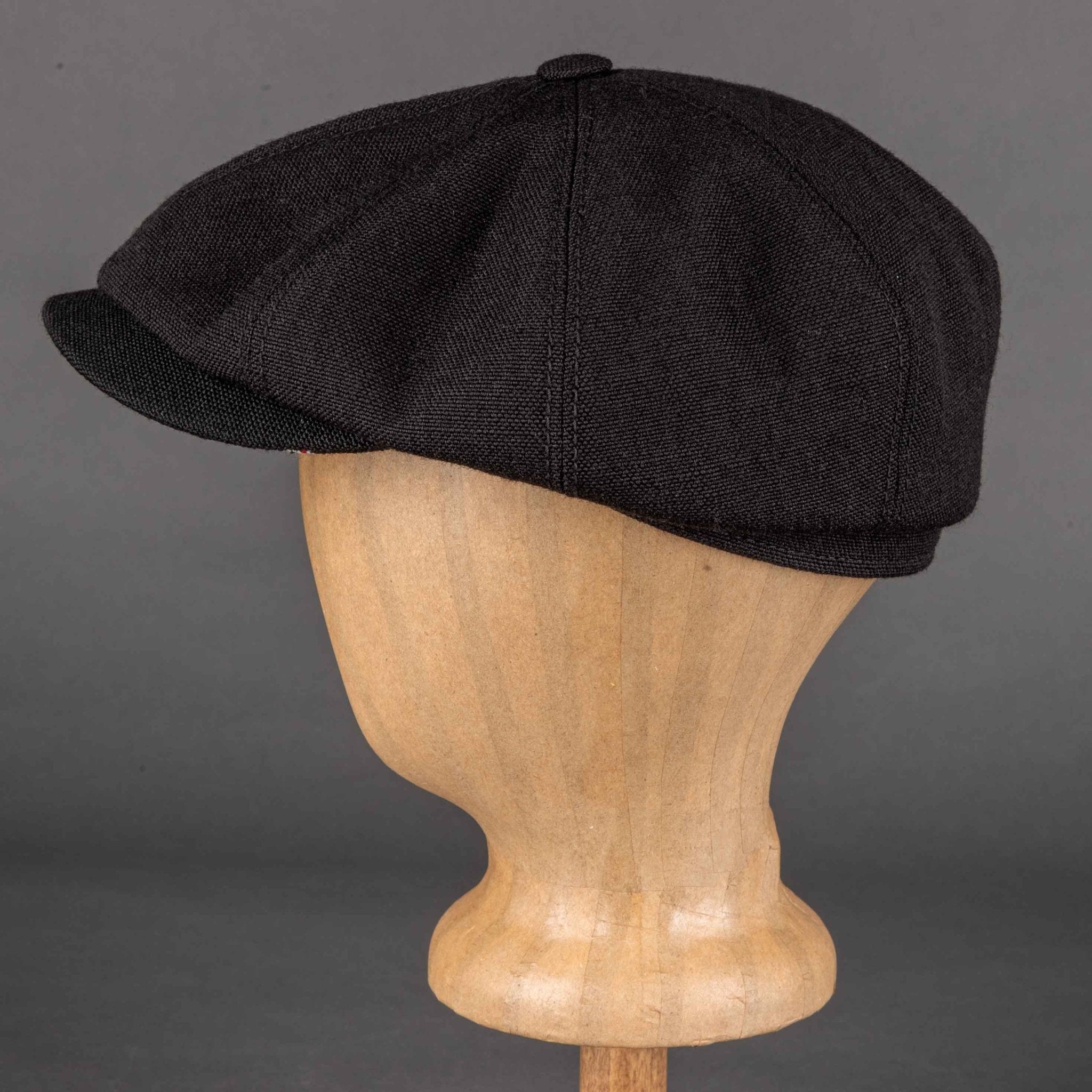 StetsonHatteras wool slider cap Selvedge blackCapBritish Parts Lucerne