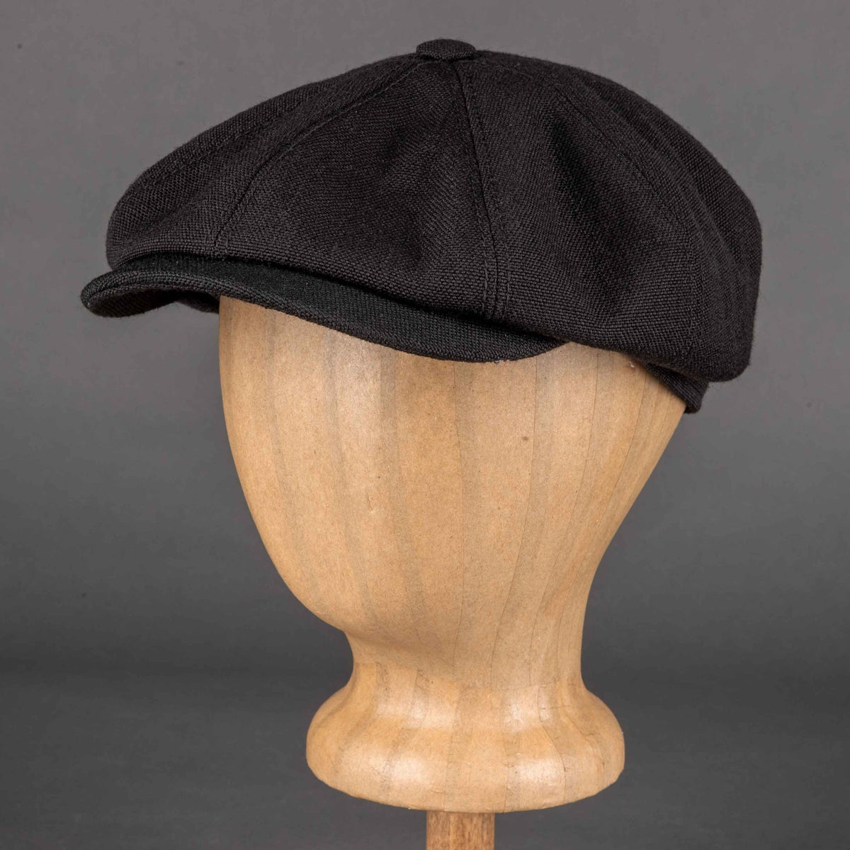 StetsonHatteras wool slider cap Selvedge blackCapBritish Parts Lucerne
