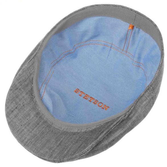 StetsonIvy Cap Linen in gray herringbone patternBritish Parts Lucerne