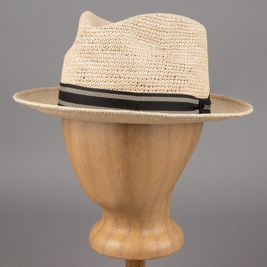 StetsonPlayer Panama Crochet Hat beigeHatBritish Parts Lucerne