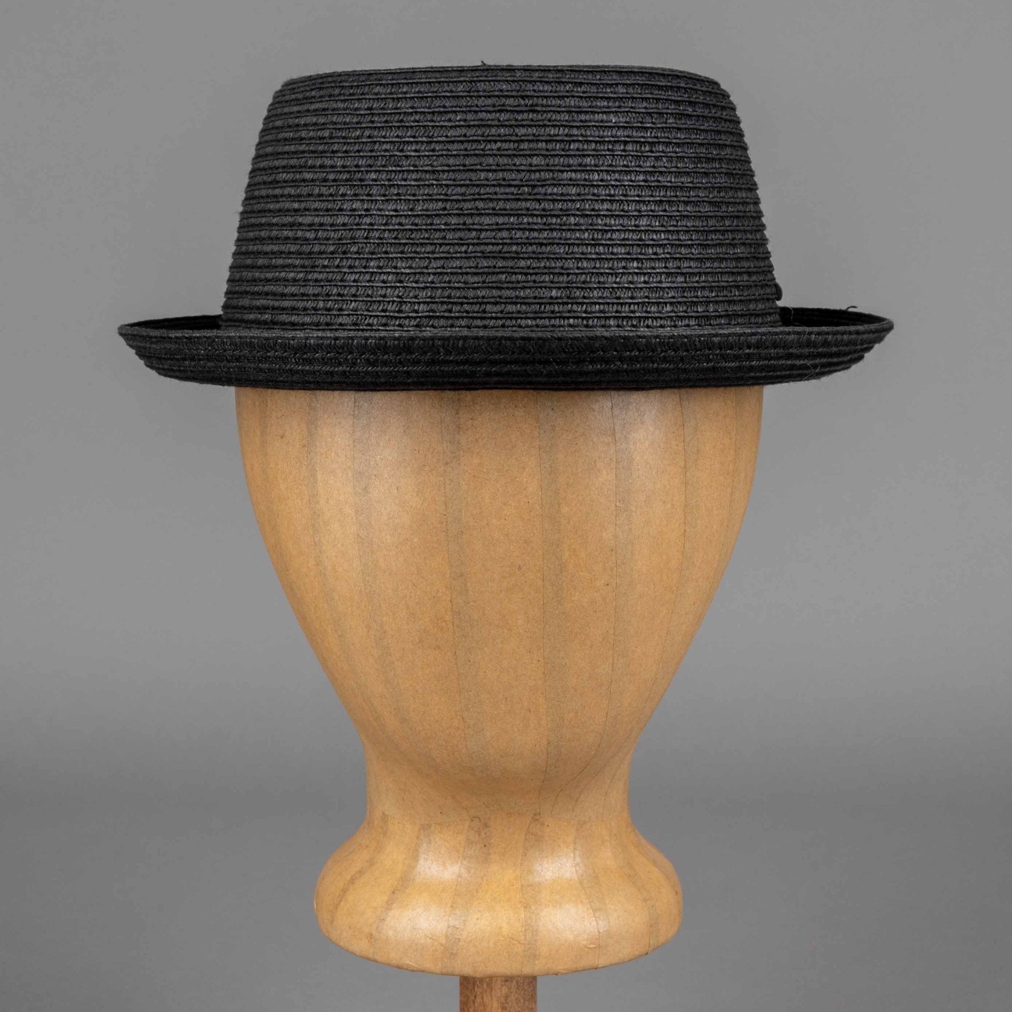 StetsonPork Pie Toyo straw hat blackHatBritish Parts Lucerne