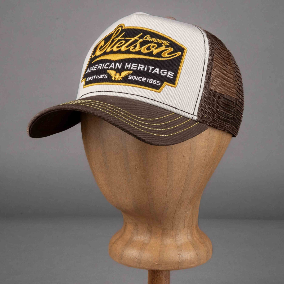 StetsonTrucker Cap American Heritage BrownTrucker CapBritish Parts Lucerne
