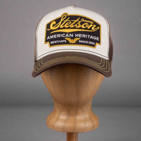 StetsonTrucker Cap American Heritage BrownTrucker CapBritish Parts Lucerne