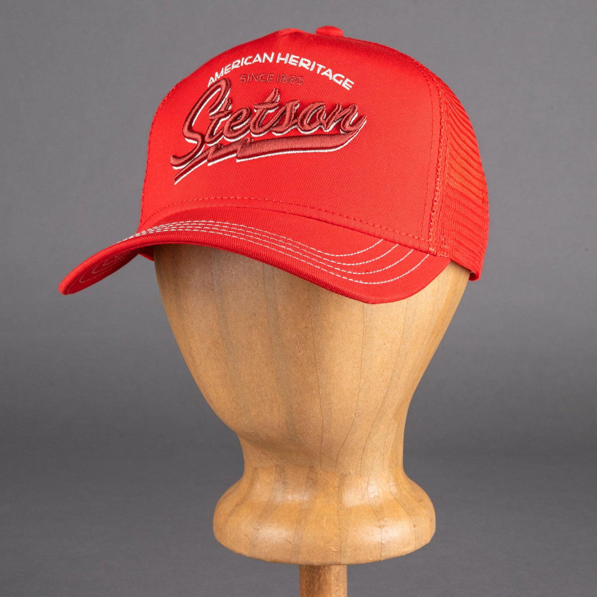 StetsonTrucker Cap American Heritage Classic Fire RedTrucker CapBritish Parts Lucerne