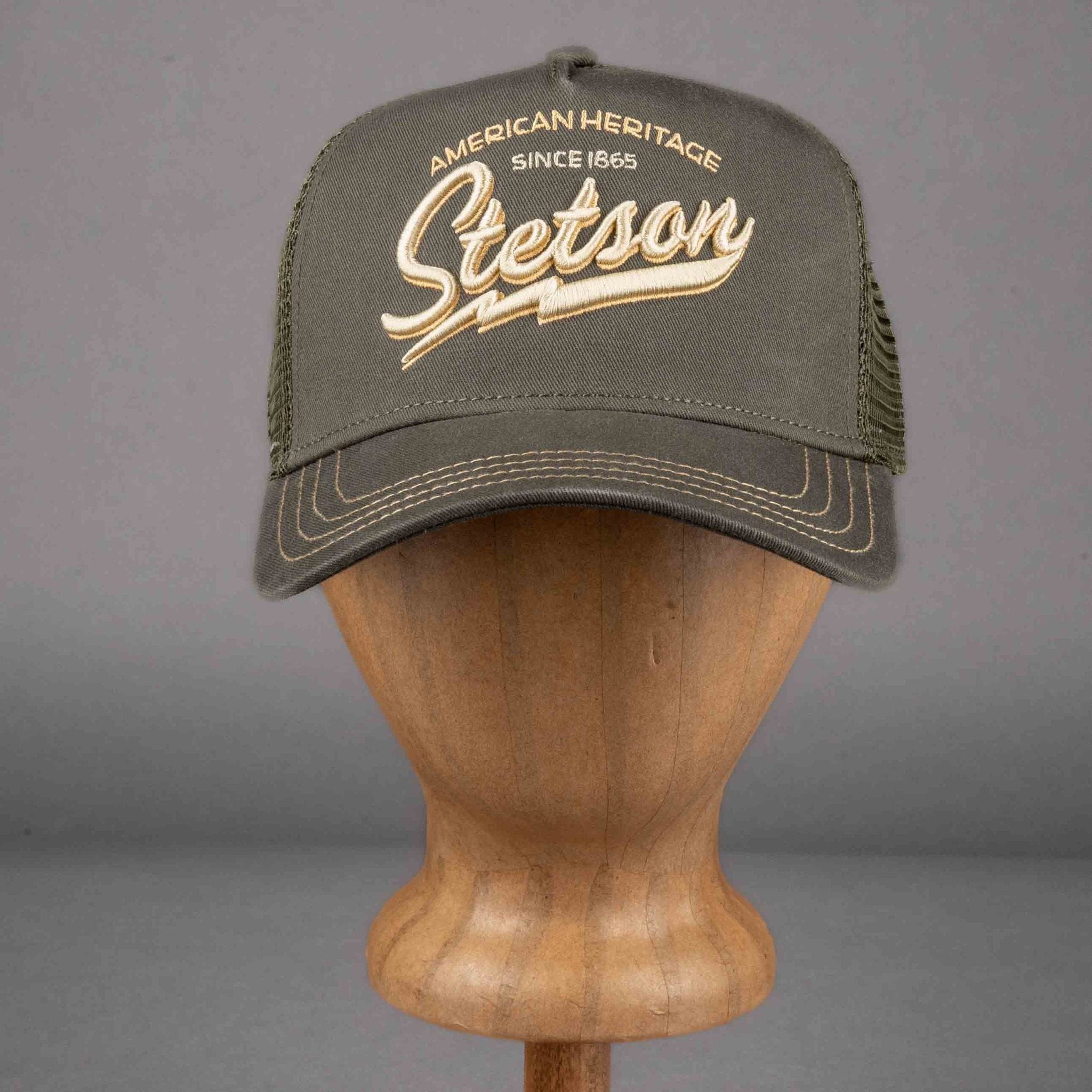 StetsonTrucker Cap American Heritage Classic oliveTrucker CapBritish Parts Lucerne
