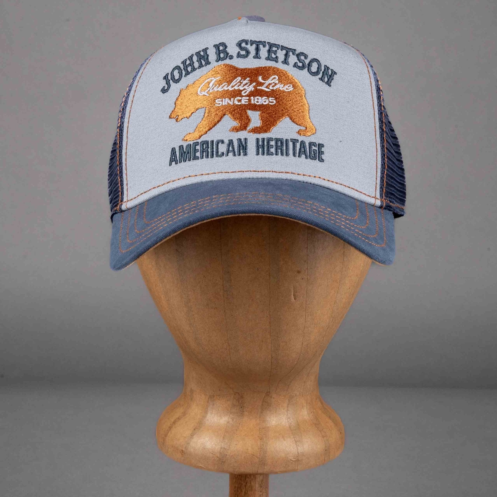 StetsonTrucker Cap Bear light blueTrucker CapBritish Parts Lucerne
