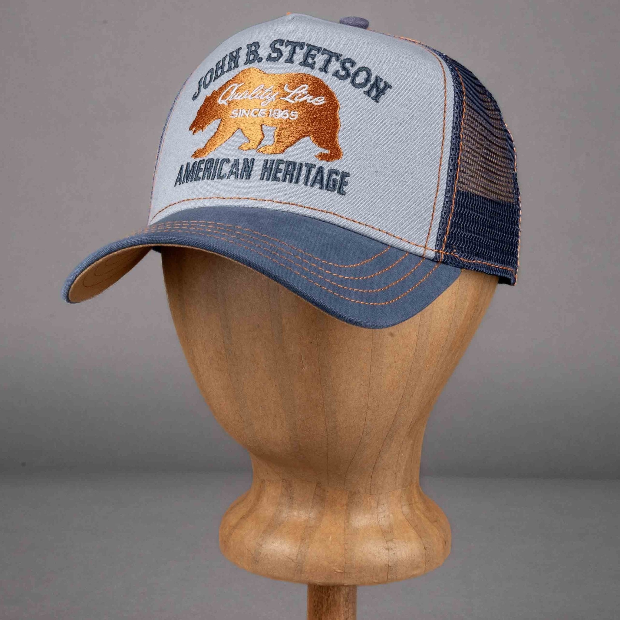 StetsonTrucker Cap Bear light blueTrucker CapBritish Parts Lucerne