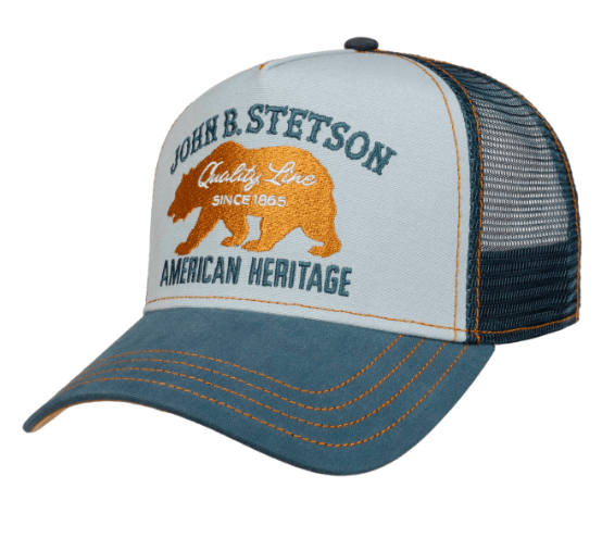 StetsonTrucker Cap Bear light blueTrucker CapBritish Parts Lucerne