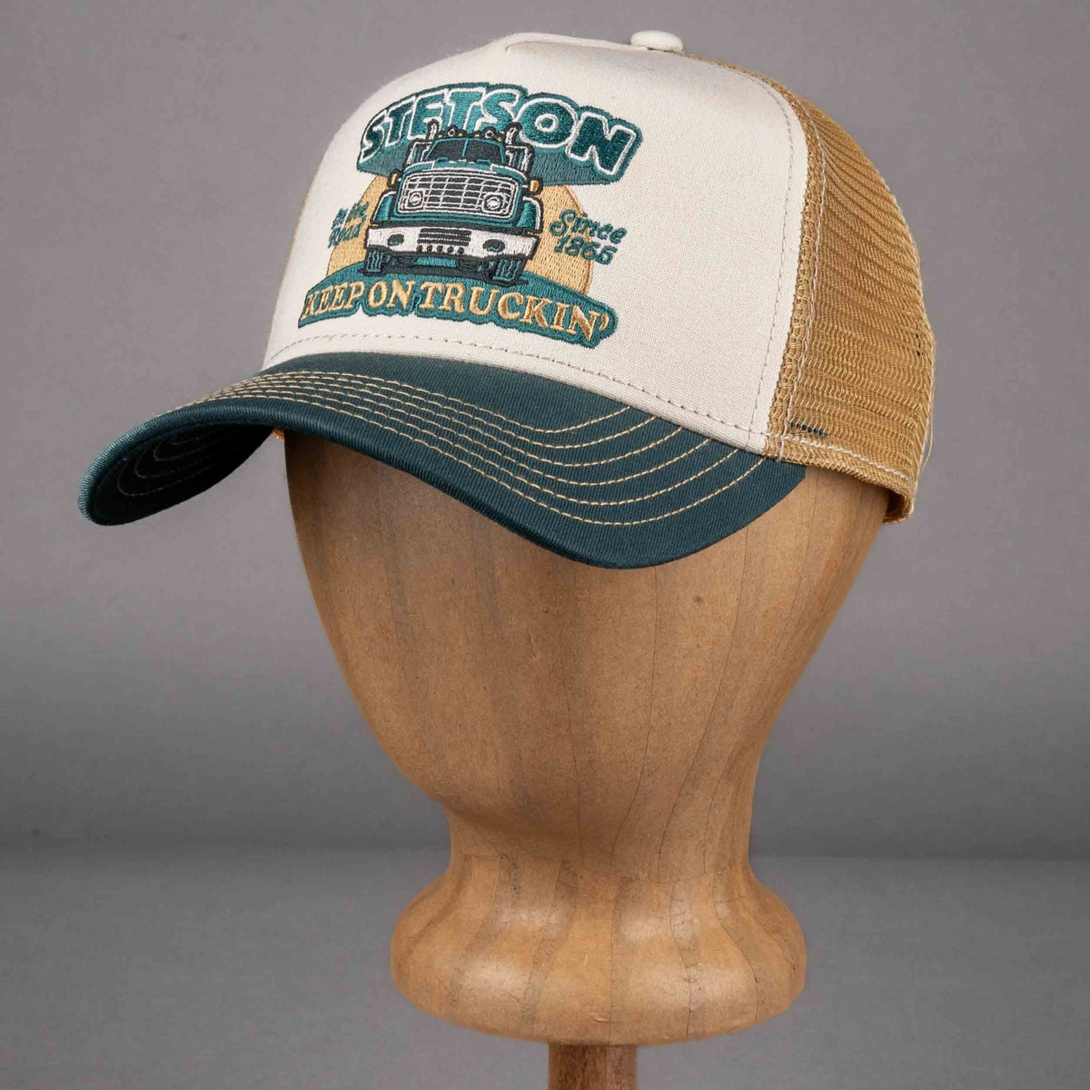 StetsonTrucker Cap Keep on Truckin'Trucker CapBritish Parts Lucerne