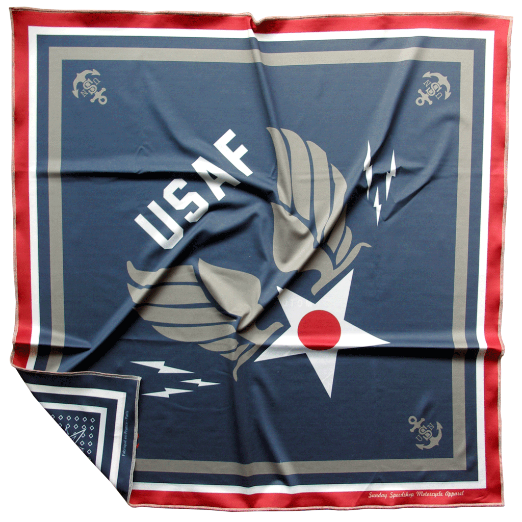 Sunday SpeedshopUSAF neckerchiefBritish Parts Lucerne