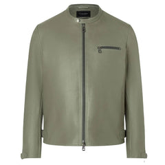 Taveri MotoClassic Biker Jacket Motorcycle Jacket GreenMotorcycle JacketBritish Parts Lucerne