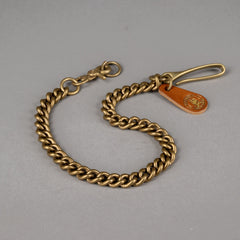 TexucraftsWallet chain made of brass with fish hookWalletchainBritish Parts Lucerne