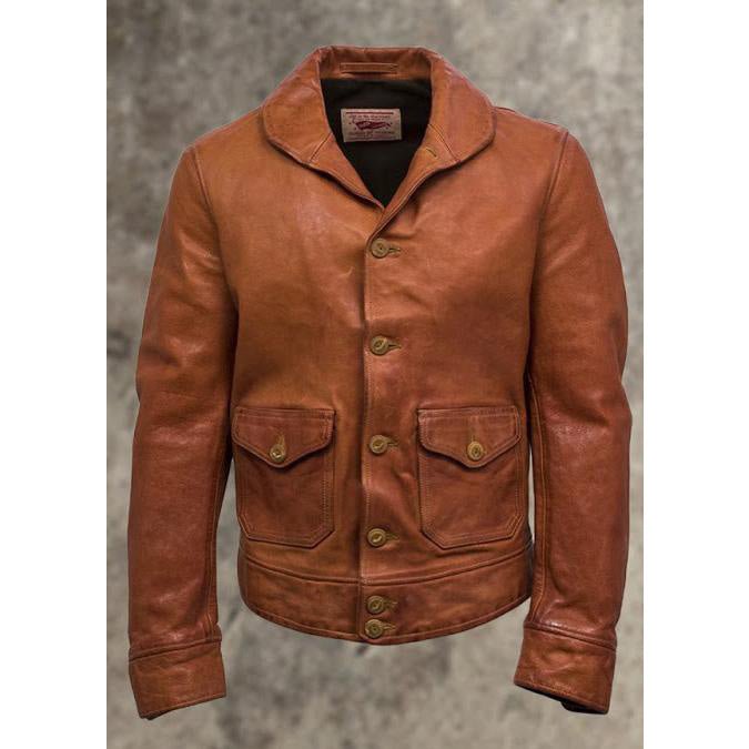 Thedi LeathersMTC - 127913 Buffalo leather jacket CognacJacketsBritish Parts Lucerne