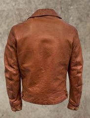 Thedi LeathersMTC - 127913 Buffalo leather jacket CognacJacketsBritish Parts Lucerne