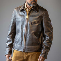 Thedi LeathersMTCN - 127996 Horse leather jacket ChestnutJacketsBritish Parts Lucerne