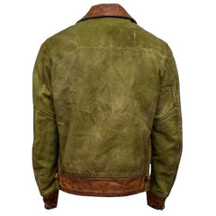 Thedi Leatherscanvas jacket with buffalo leatherjacketsBritish Parts Lucerne