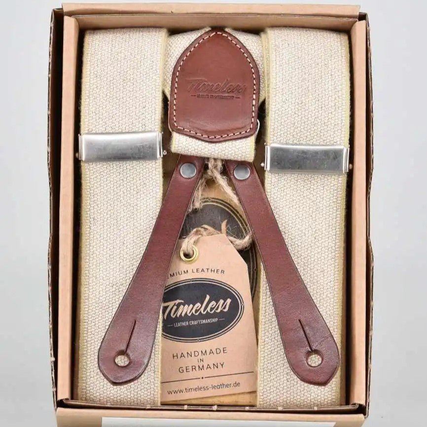 Timeless LeatherPants suspenders NaturalPants suspendersBritish Parts Lucerne