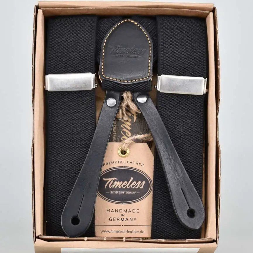 Timeless LeatherPants suspenders blackPants suspendersBritish Parts Lucerne