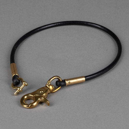 Timeless LeatherWallet Strap blackWalletBritish Parts Lucerne