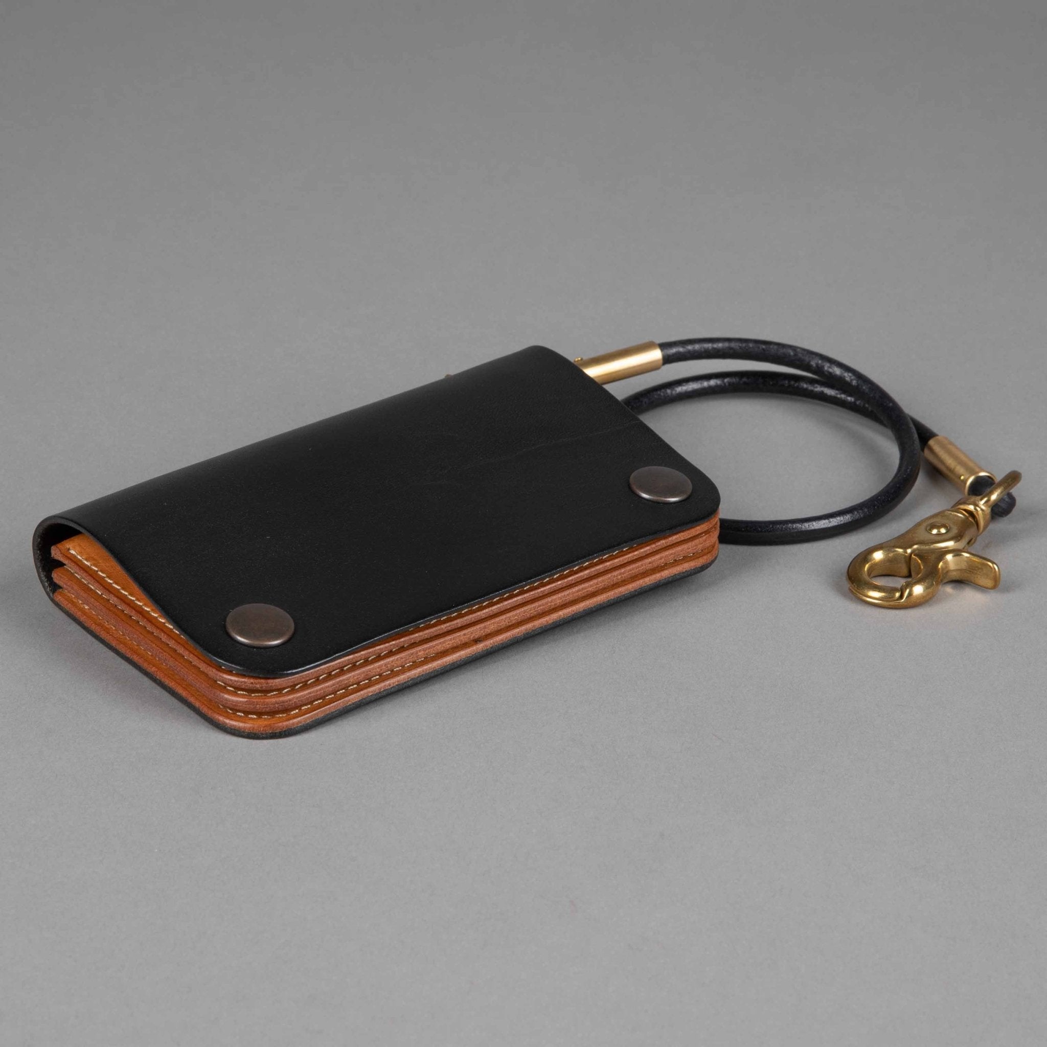 Timeless LeatherVintage Wallet blackWalletBritish Parts Lucerne