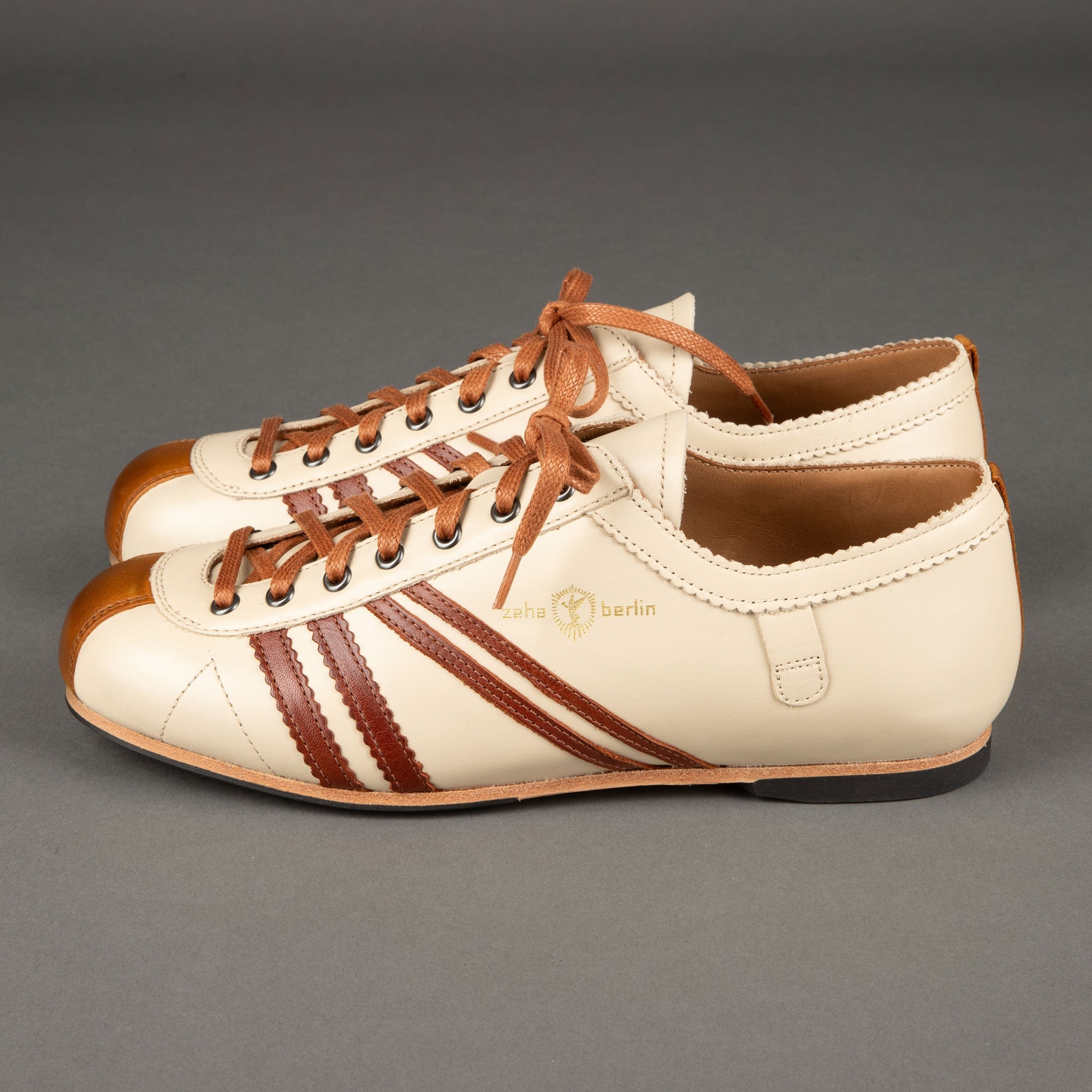 Zeha BerlinCarl Häßner - Club - cream white / red brown / cognacShoesBritish Parts Lucerne