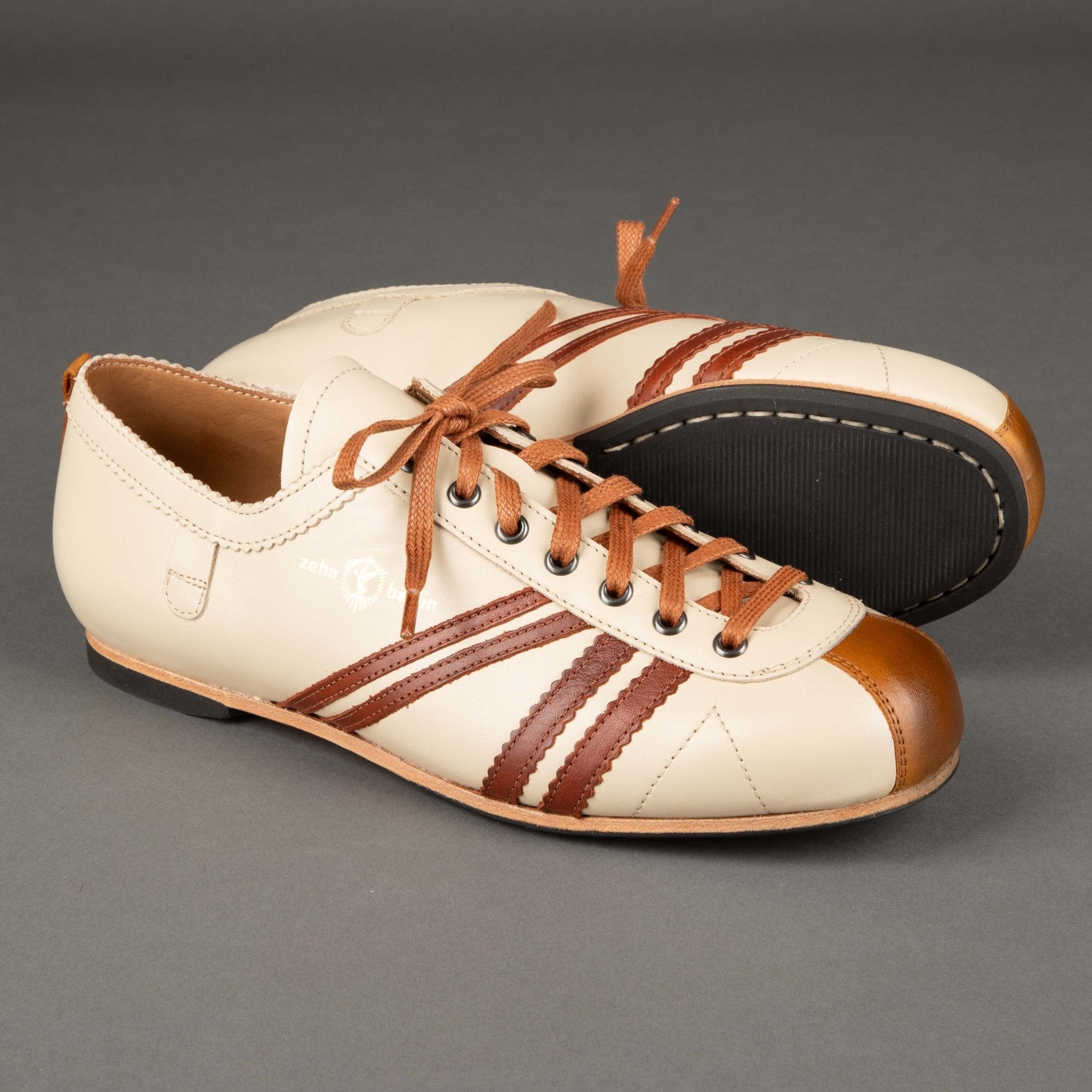 Zeha BerlinCarl Häßner - Club - cream white / red brown / cognacShoesBritish Parts Lucerne