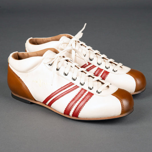 Zeha BerlinCarl Häßner - Liga - cream white / red / cognacShoesBritish Parts Luzern