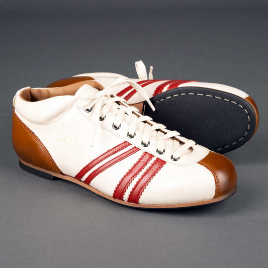 Zeha BerlinCarl Häßner - Liga - cream white / red / cognacShoesBritish Parts Luzern