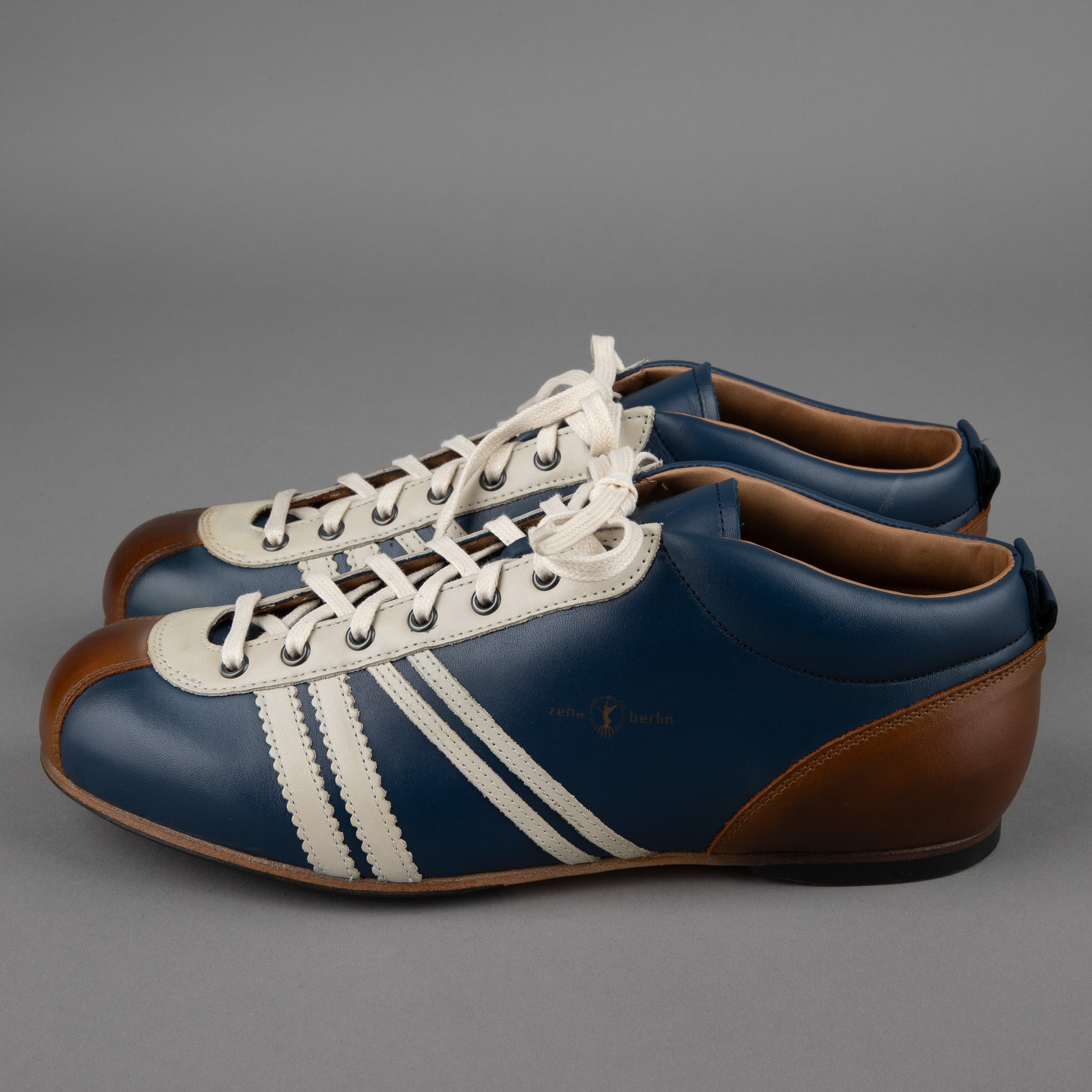 Zeha BerlinCarl Häßner - Liga - medium blue / cream white / cognacShoesBritish Parts Luzern