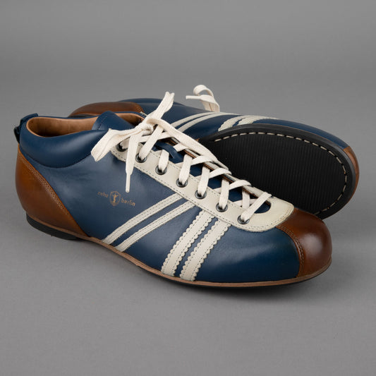 Zeha BerlinCarl Häßner - Liga - medium blue / cream white / cognacShoesBritish Parts Luzern