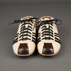 Zeha BerlinCarl Häßner - Liverpool - cream white / black / brownShoesBritish Parts Luzern