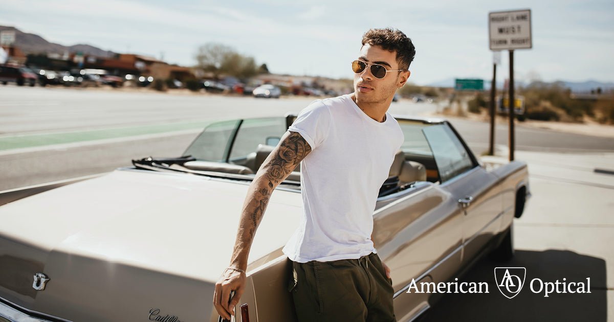 AO Eyewear "The General" Sunglasses - GoldSunglassesBritish Parts Lucerne